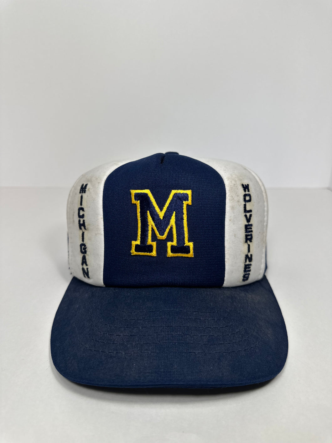 Vintage Michigan Wolverines 1980s Trucker Snapback Hat