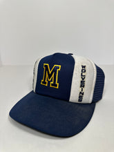 Load image into Gallery viewer, Vintage Michigan Wolverines 1980s Trucker Snapback Hat
