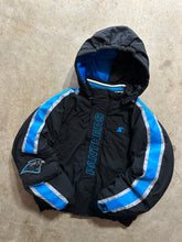 Load image into Gallery viewer, Vintage Carolina Panthers 1990’s Starter Pro Line Jacket (Small)
