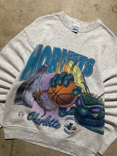Load image into Gallery viewer, Vintage Charlotte Hornets Salem Wraparound 1990s Sweatshirt (M/L)
