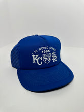 Load image into Gallery viewer, Vintage 1985 MLB World Series Cardinals vs Royals Trucker Hat
