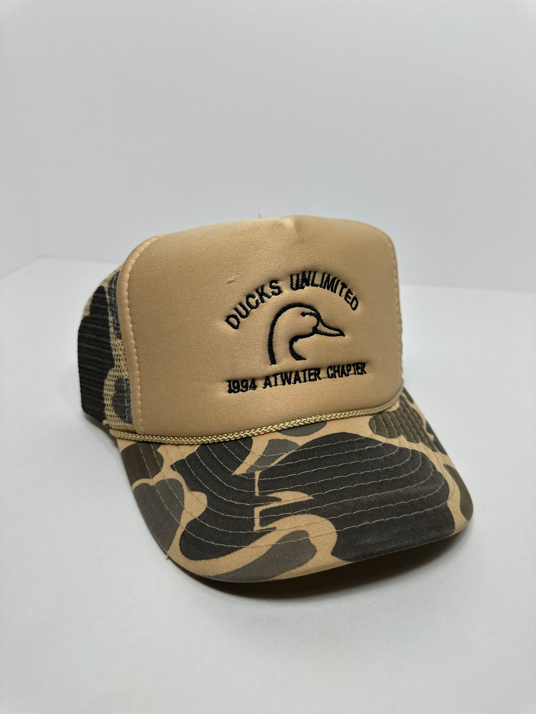 Vintage Ducks Unlimited 1994 Camo SnapBack Hat