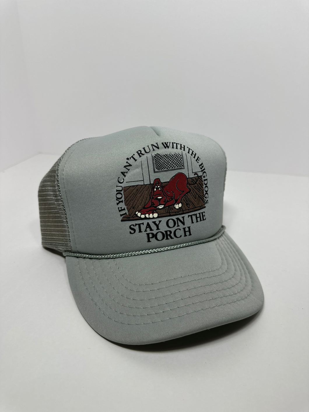 Vintage Run with the Big Dogs 90s Trucker Hat