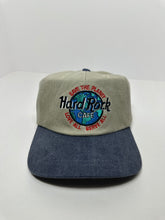 Load image into Gallery viewer, Vintage Hard Rock London 90s Two Tone SnapBack Hat
