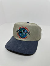 Load image into Gallery viewer, Vintage Hard Rock London 90s Two Tone SnapBack Hat
