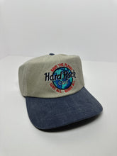 Load image into Gallery viewer, Vintage Hard Rock London 90s Two Tone SnapBack Hat
