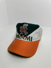 Load image into Gallery viewer, Vintage Miami Hurricanes Multi Color 90s SnapBack Hat
