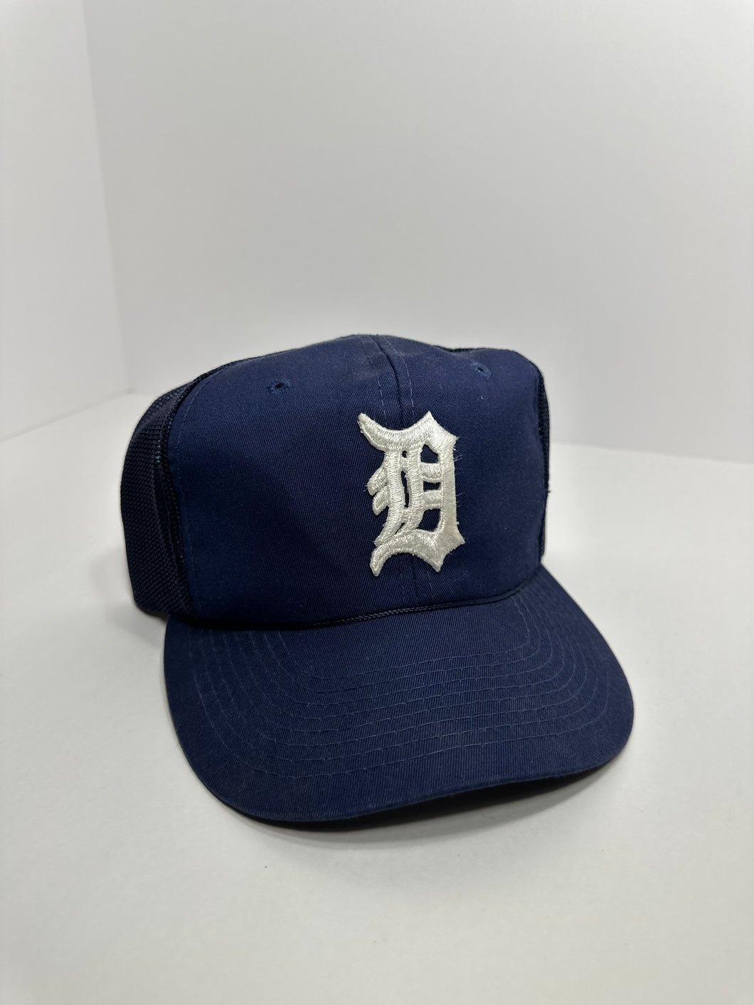 Vintage Detroit Tigers Block Logo 90s SnapBack Hat