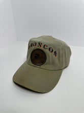 Load image into Gallery viewer, Vintage Denver Broncos Arch Script Leather Crest 90s SnapBack Hat
