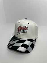 Load image into Gallery viewer, Vintage Coors Light Checkered Flag 90s NASCAR SnapBack Hat
