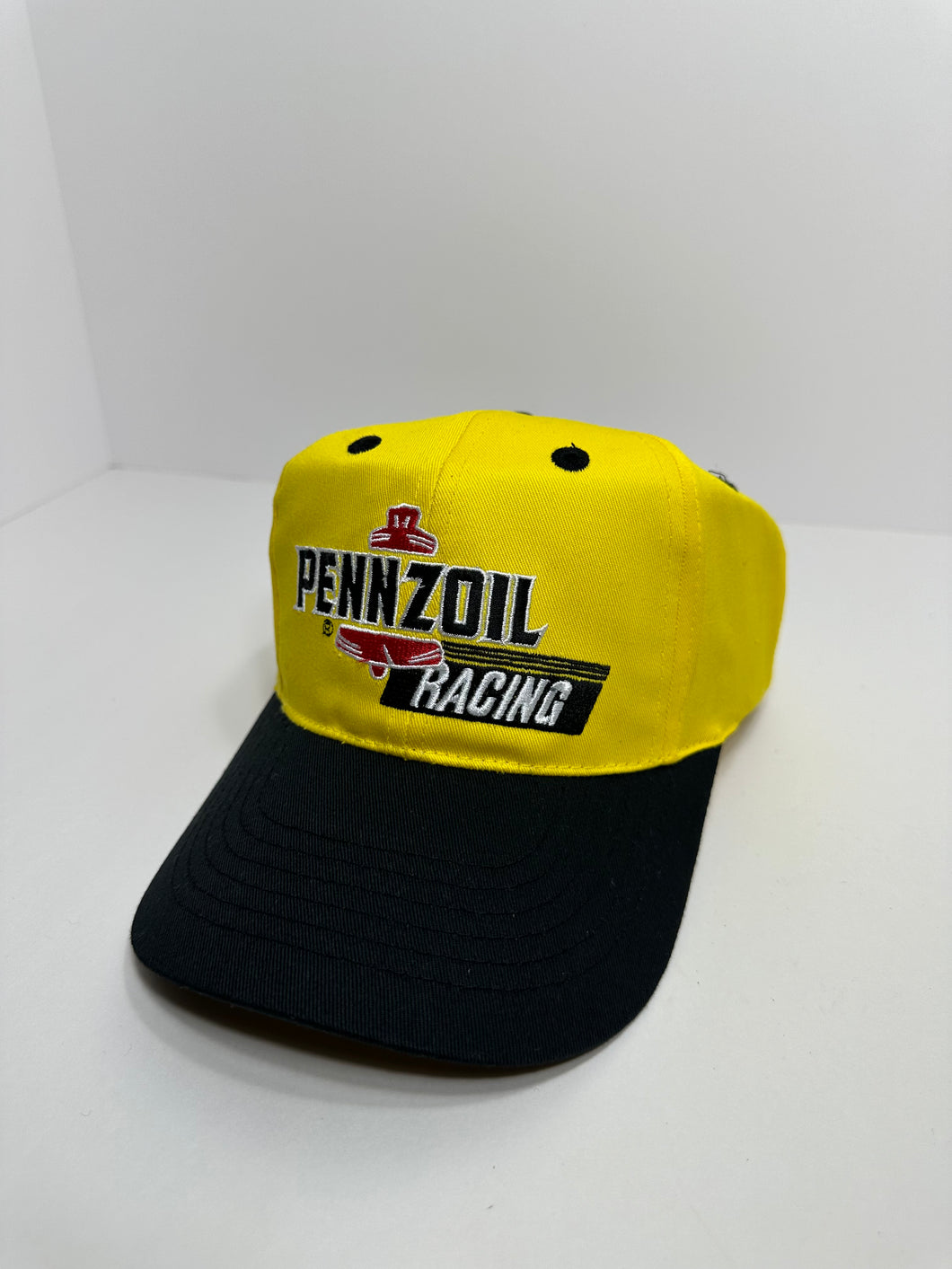 Vintage Pennzoil Racing 90s Leather Back Hat