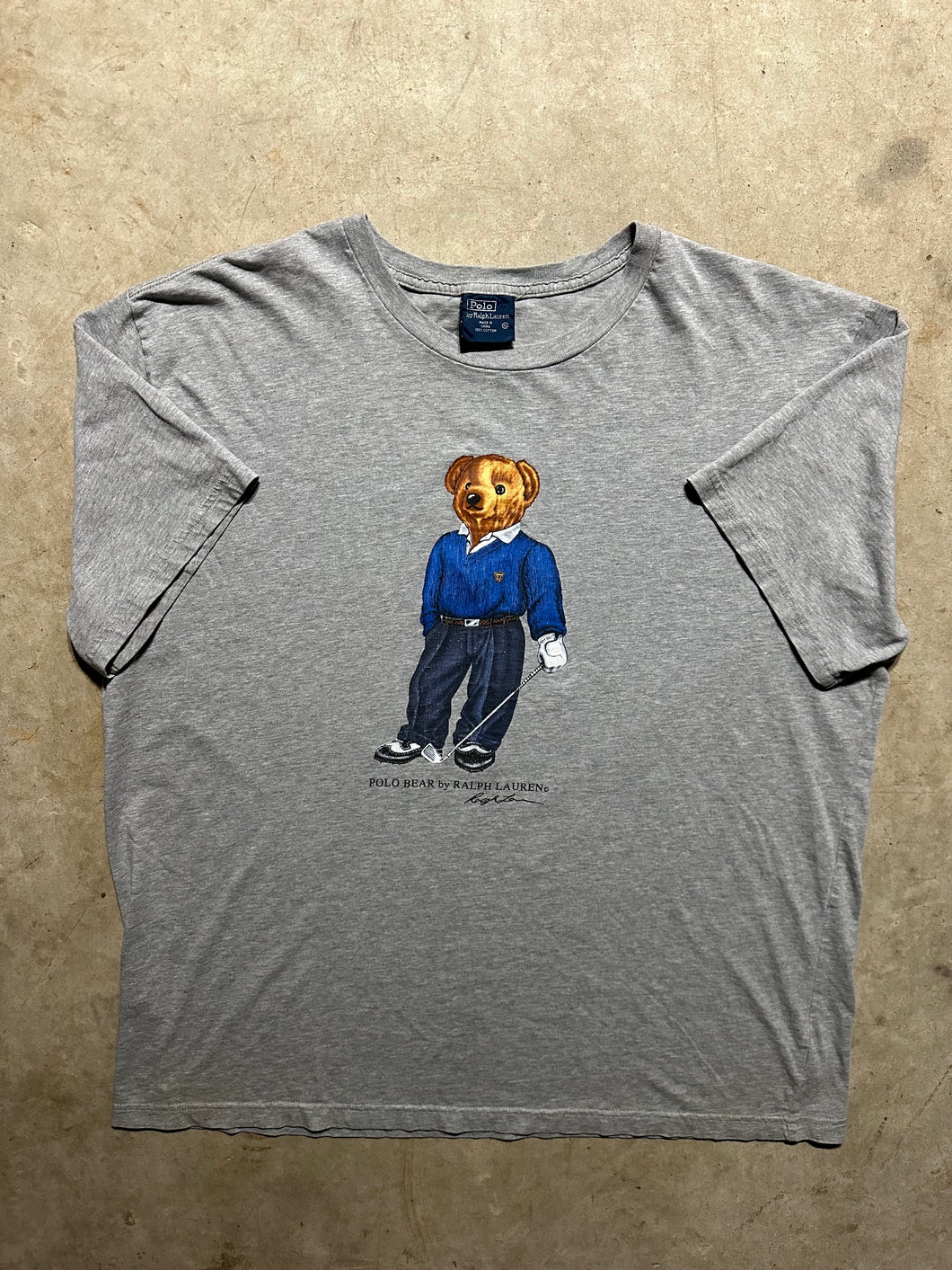 Vintage Polo Bear Golf 90s T Shirt (XL)