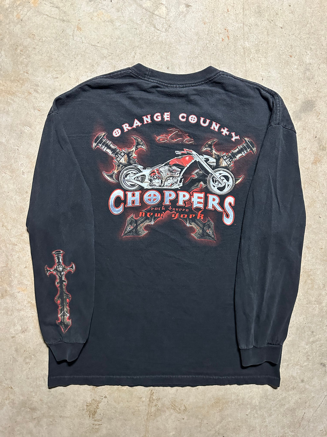 Vintage Orange County Choppers Long Sleeve T Shirt (XL)