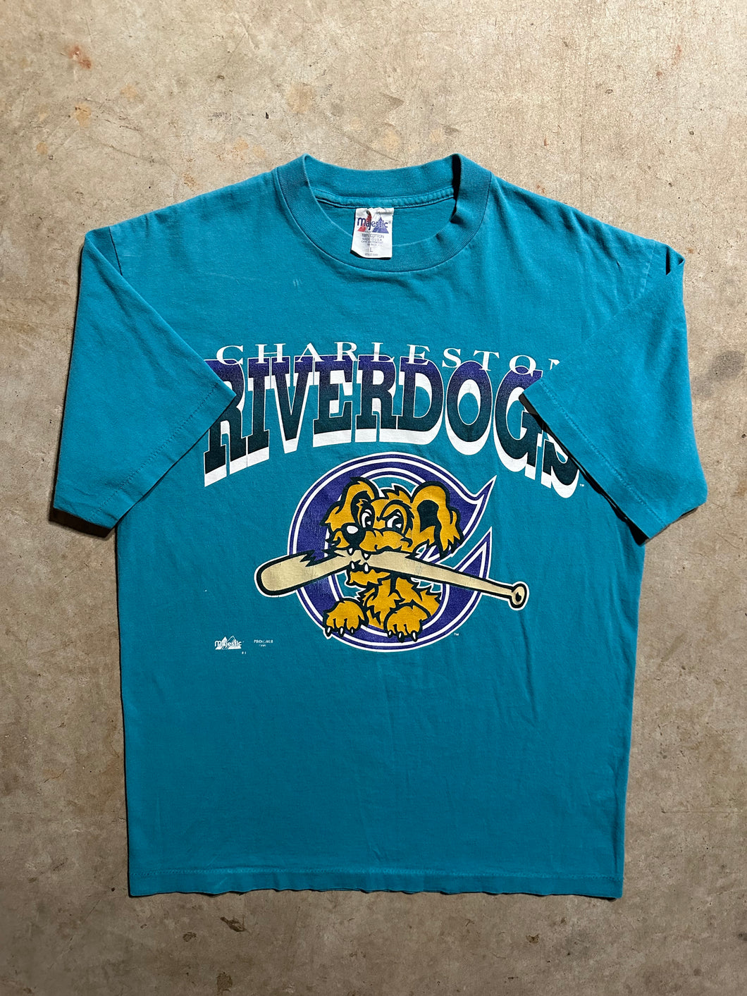 Vintage Charleston Riverdogs 1990s MiLB T Shirt (Large)