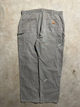 Load image into Gallery viewer, Vintage Gray Carhartt Double Knees (36x32)
