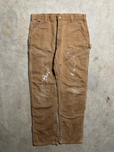 Load image into Gallery viewer, Vintage Tan Carhartt Double Knee Canvas Carpenter Pants (36x34)
