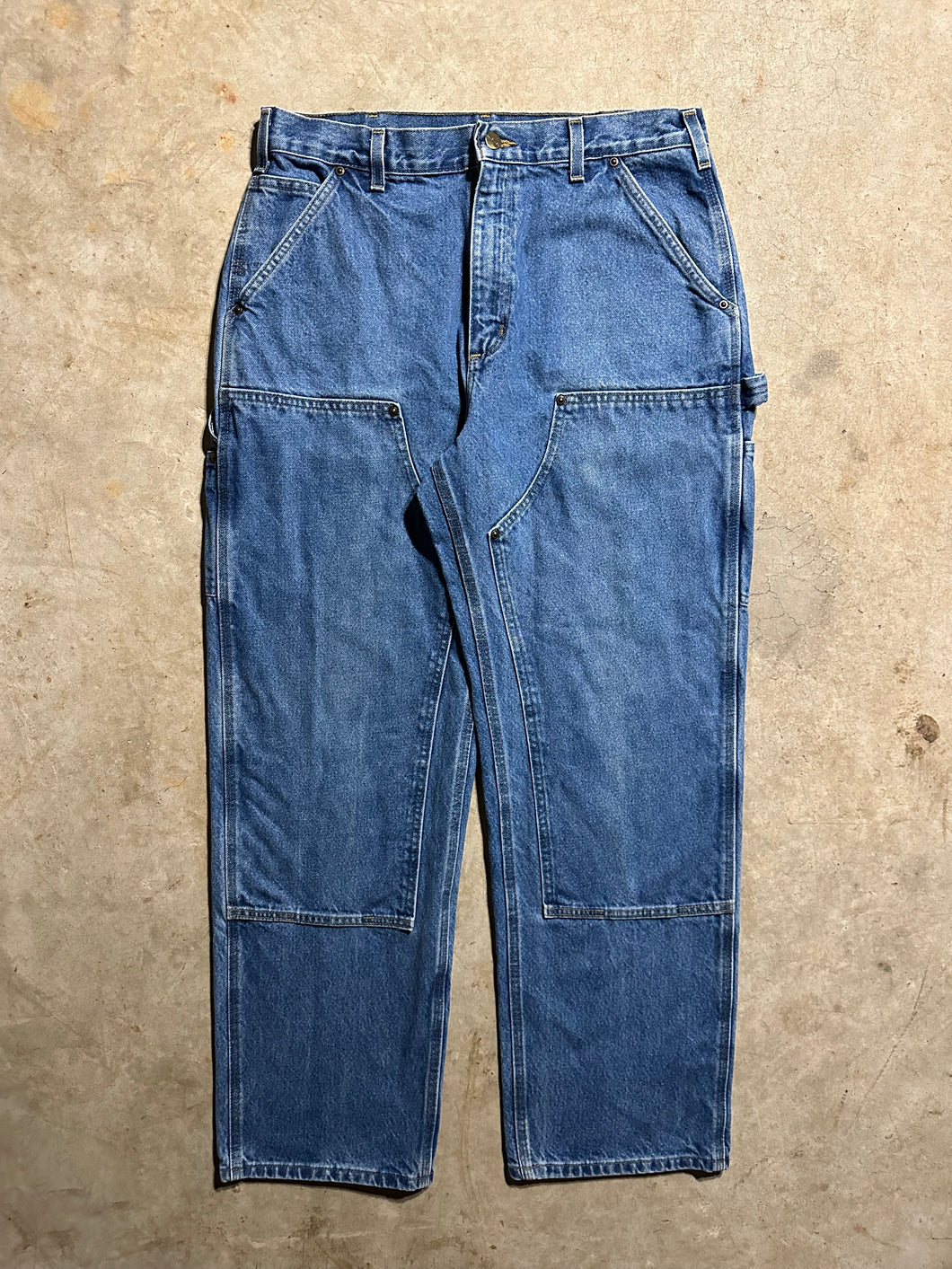 Vintage Denim Carhartt Double Knee Carpenter Pants (34x32)