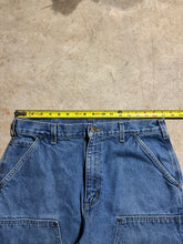 Load image into Gallery viewer, Vintage Denim Carhartt Double Knee Carpenter Pants (34x32)
