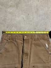 Load image into Gallery viewer, Vintage Tan Carhartt Painted Double Knee Carpenter Pants (33x30.5)
