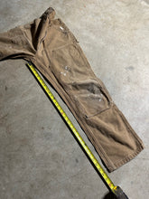 Load image into Gallery viewer, Vintage Tan Carhartt Painted Double Knee Carpenter Pants (33x30.5)
