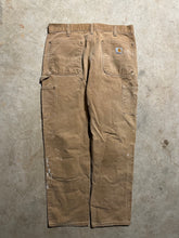 Load image into Gallery viewer, Vintage Tan Carhartt Painted Double Knee Carpenter Pants (33x30.5)
