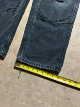 Load image into Gallery viewer, Vintage Black Carhartt Double Knee Canvas Carpenter Pants (36x31)
