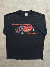 Load image into Gallery viewer, Vintage Hooters Hot Rod Black ‘90s T Shirt
