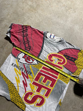 Load image into Gallery viewer, Vintage Kansas City Chiefs All Over Printed T-Shirt (Boxy Large)
