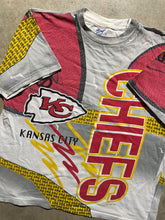 Load image into Gallery viewer, Vintage Kansas City Chiefs All Over Printed T-Shirt (Boxy Large)
