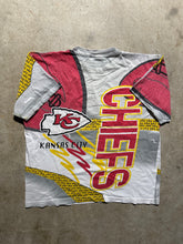 Load image into Gallery viewer, Vintage Kansas City Chiefs All Over Printed T-Shirt (Boxy Large)
