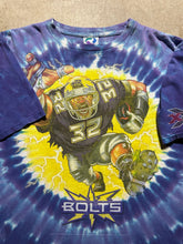 Load image into Gallery viewer, Vintage Baltimore Bolts 2001 XFL Liquid Blue T-Shirt
