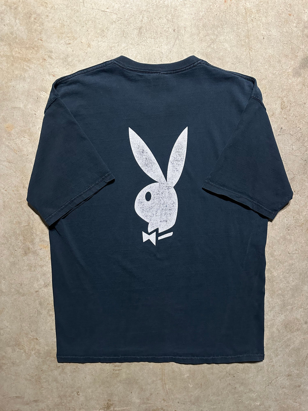 Vintage Playboy Bunny Black 90s T-Shirt (XL)