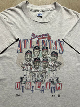 Load image into Gallery viewer, Vintage Atlanta Braves Dream Team 1992 Caricature T-Shirt (Large)
