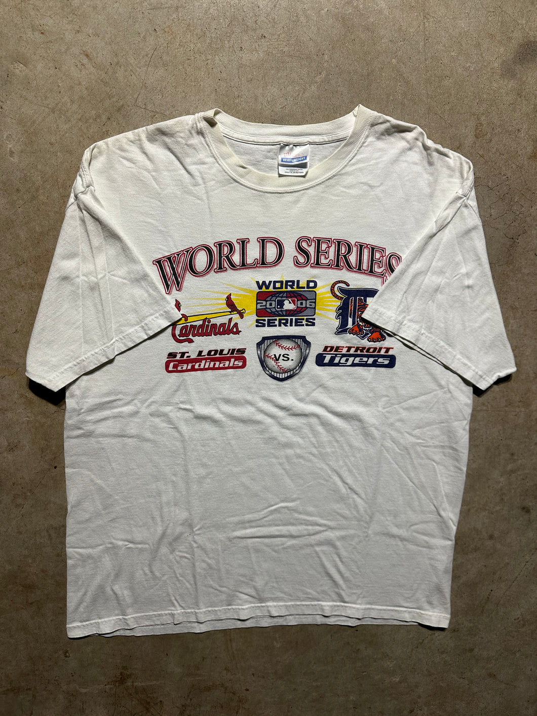 2006 St Louis Cardinals vs Detroit Tigers MLB World Series T-Shirt (XL)