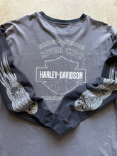 Load image into Gallery viewer, Vintage Harley Davidson Two Tone Long Sleeve T-Shirt (Large)
