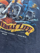 Load image into Gallery viewer, Vintage Ride Free to Eternal Life Jesus Biker T-Shirt (Large)
