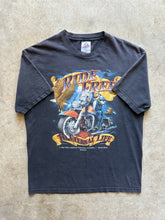 Load image into Gallery viewer, Vintage Ride Free to Eternal Life Jesus Biker T-Shirt (Large)
