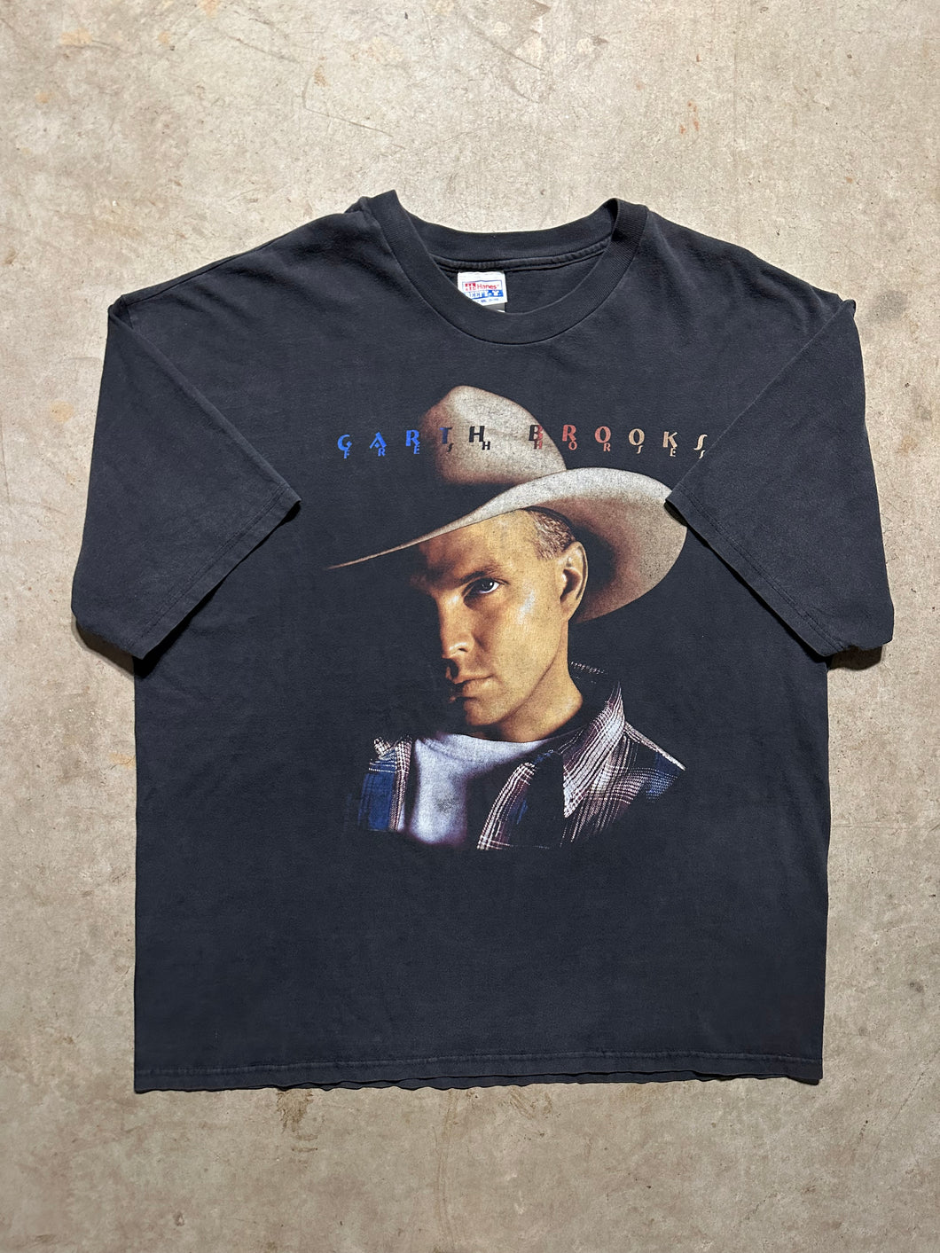 Vintage Garth Brooks 1990s Tour T-Shirt (2XL)