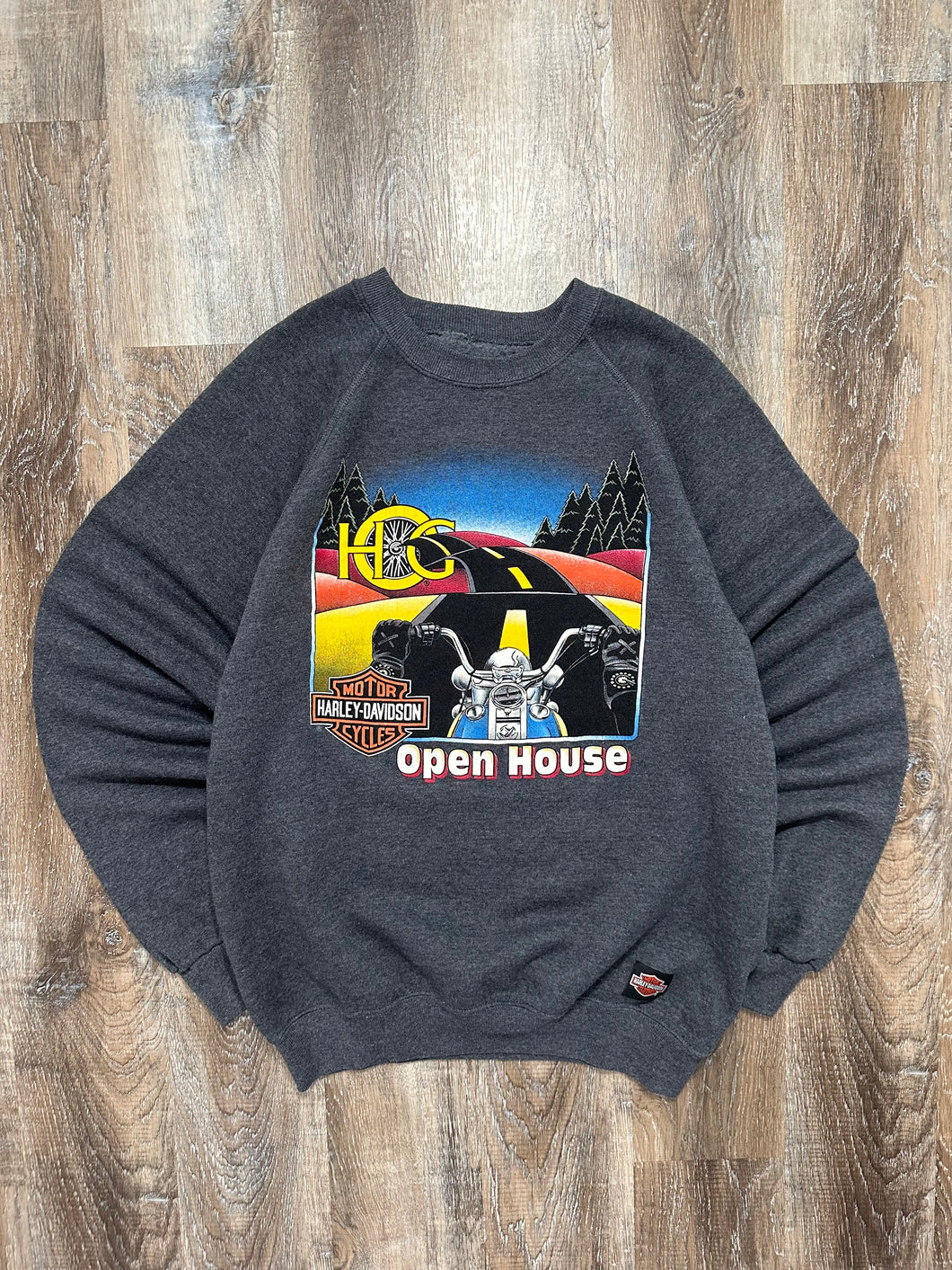 Vintage Harley Davidson Open House 1991 Sweatshirt (L/XL)