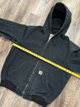 Load image into Gallery viewer, Vintage Carhartt Black Canvas Hooded Workwear Jacket (Large)
