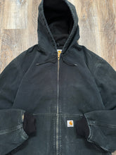 Load image into Gallery viewer, Vintage Carhartt Black Canvas Hooded Workwear Jacket (Large)
