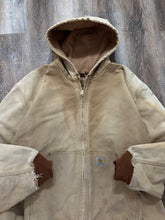 Load image into Gallery viewer, Vintage Carhartt Tan Canvas Workwear Hooded Jacket (XL)
