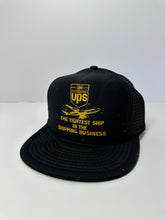 Load image into Gallery viewer, Vintage UPS 80s Trucker Snapback Hat
