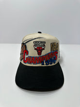 Load image into Gallery viewer, Vintage Chicago Bulls 1996 NBA Champions Snapback Hat
