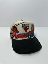 Load image into Gallery viewer, Vintage Chicago Bulls 1996 NBA Champions Snapback Hat
