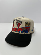 Load image into Gallery viewer, Vintage Chicago Bulls 1996 NBA Champions Snapback Hat
