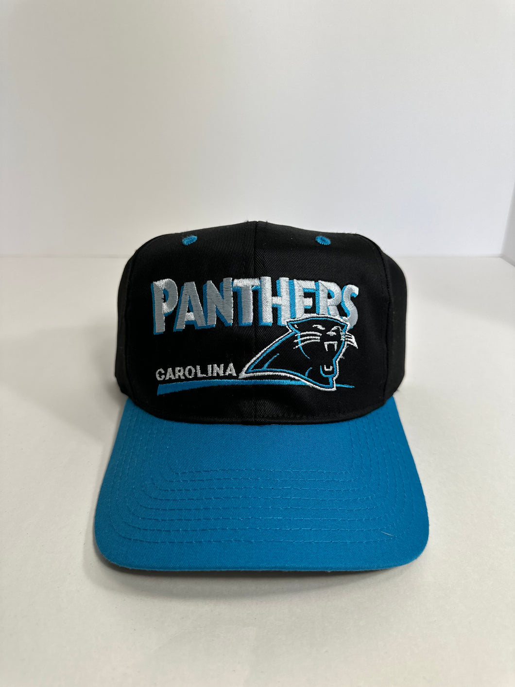 Vintage Carolina Panthers Twins Script 1990s Snapback Hat