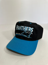 Load image into Gallery viewer, Vintage Carolina Panthers Twins Script 1990s Snapback Hat
