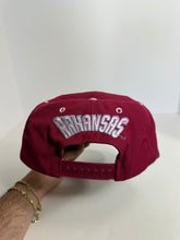 Load image into Gallery viewer, Vintage Arkansas Razorbacks Two Tone 1990s Snapback Hat
