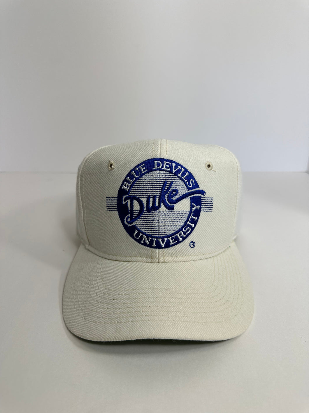 Vintage Duke Blue Devils The Game Circle Script 1990s Snapback Hat